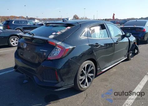 2018 Honda Civic Sport из США, поврежденный, VIN SHHFK7G40JU237837